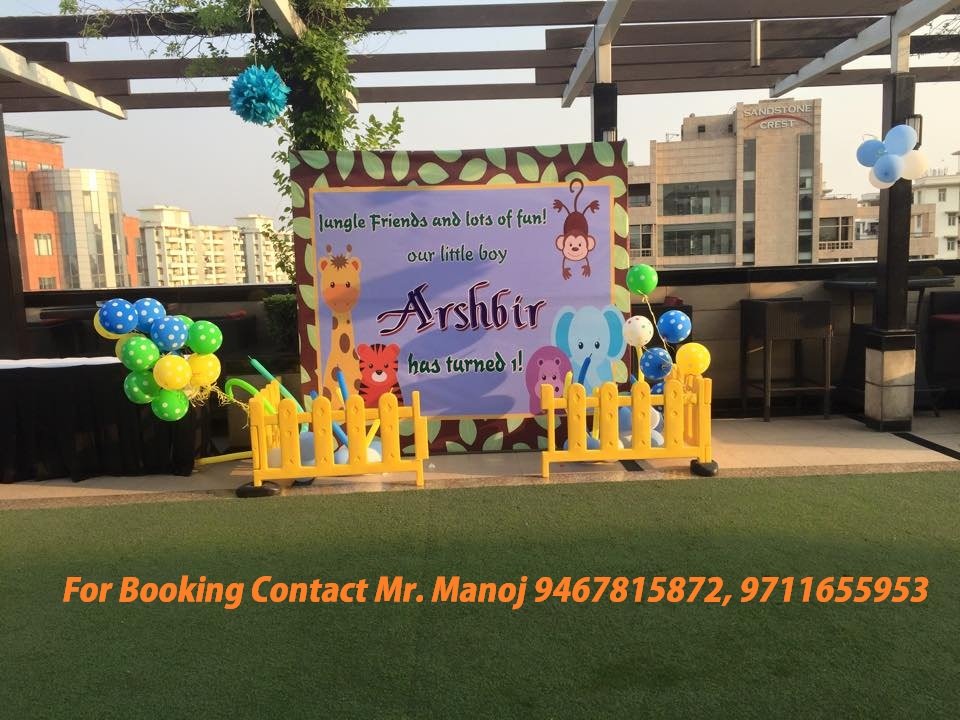 Kids 1st Birthday party balloon decorators in Gurgaon Gurugram