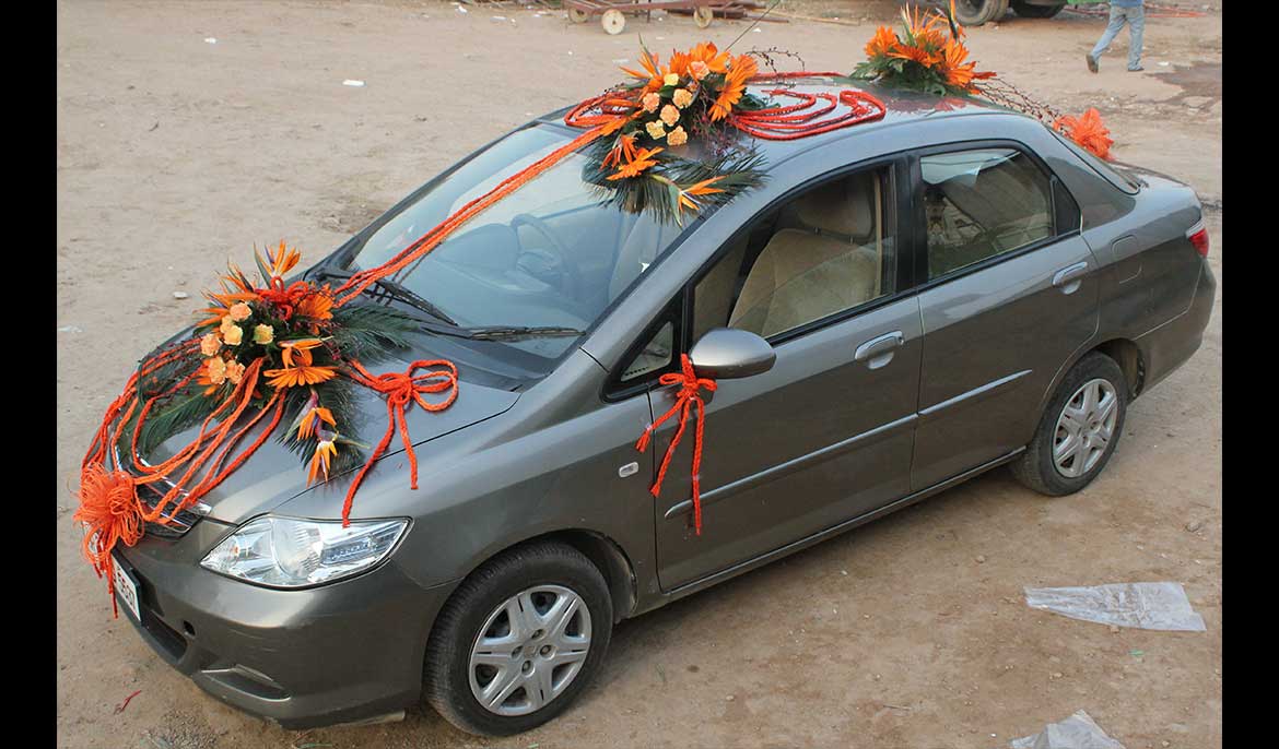 Wedding Car decoration in Gurgaon Gurugram 9711655953