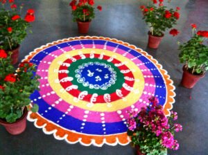 rangoli in gurgaon