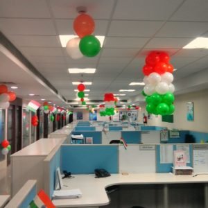 15 august balloon decoration in gurgaon