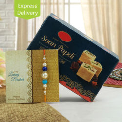 Same day Rakhi with Soan papdi delivery in Gurgaon