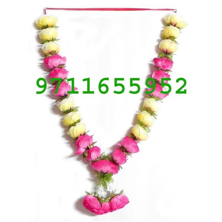 White And Red Rose Jaimala Garland