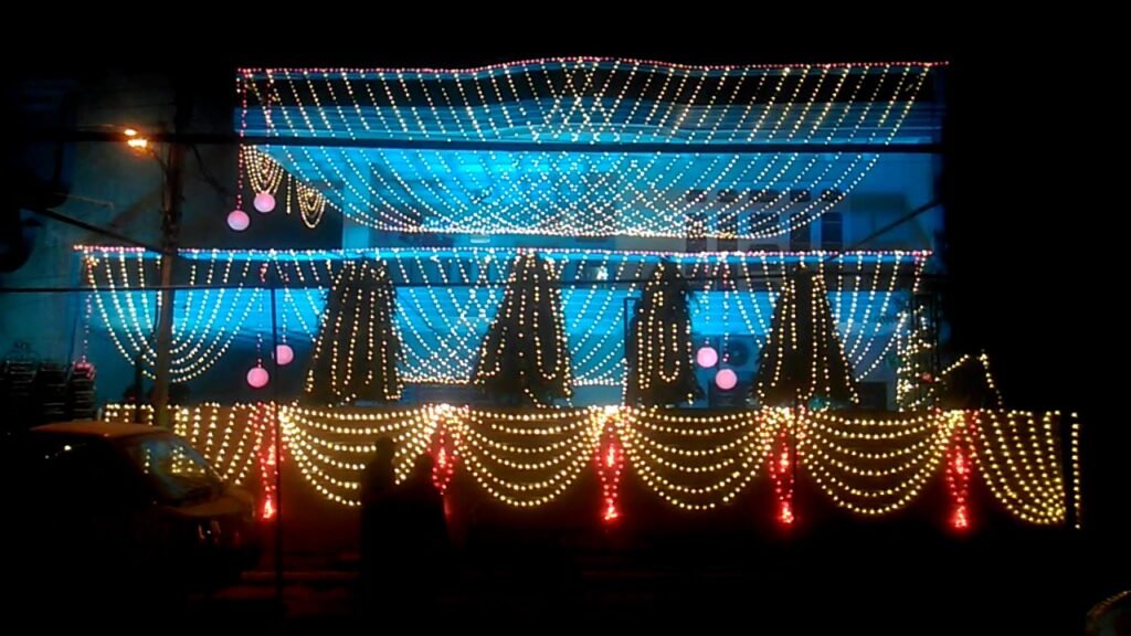 Lighting decoration gurgaon, Wedding Light Decoration in Gurgaon, Light Decoration for home in Gurgaon, LED Light, Stage LED Light Decoration Gurgaon (19)